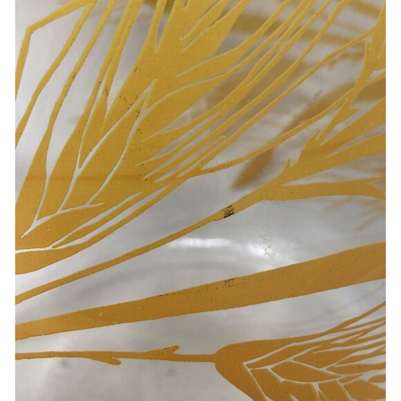 Libbey Golden Wheat Grass Pitcher 72oz  With Ice Lip 9” Tall Vintage 70s MCM - Picture 9 of 10